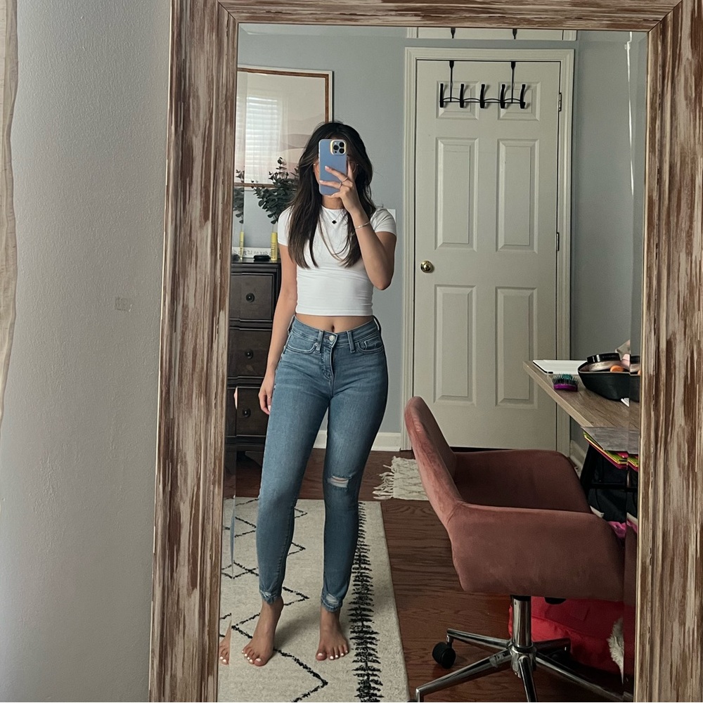 Banana Republic High Rise Skinny Jeans